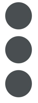 3'' Dark Grey Gray Round Label Dots Stickers Color Coding Inventory 3 Inch Dot