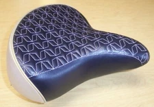 SCHWINN NAVY/LAVENDER SPRING SUSPENSION COMFORT SEAT/SADDLE BIKE PART 442