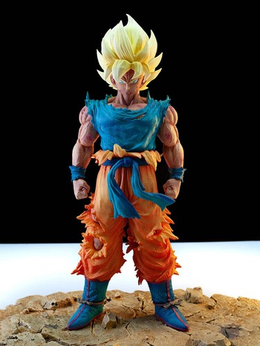 Dragon Ball Anime 28cm Son Goku Super Saiyan 1 PVC Figure/Modello Decorazione