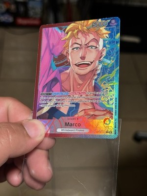 Marco OP08-002 Alt Art Leader Two Legends One Piece TCG Near Mint
