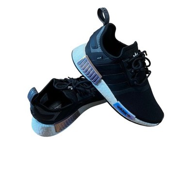 Adidas NMD_R1 Parley Iridescent Black Sneakers |W Sz 7.5 (Fits like 8.5)