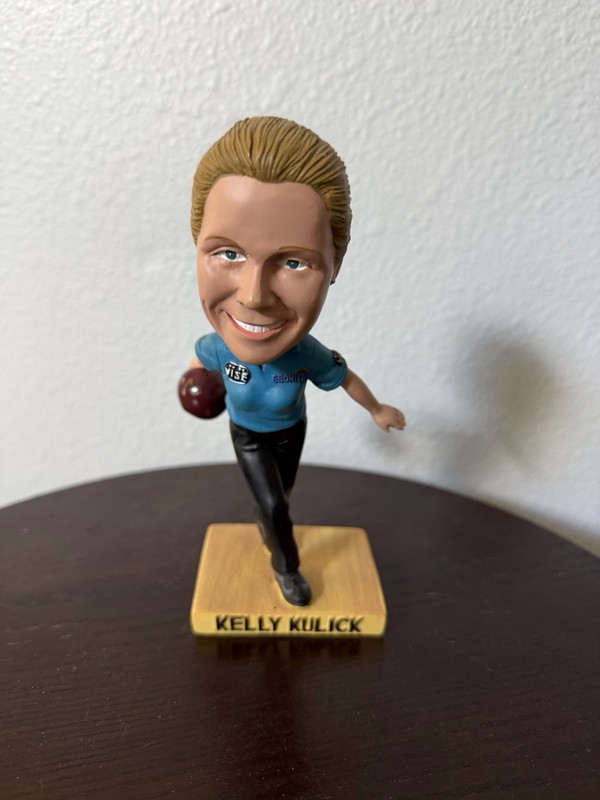 Kelly Kulick PWBA Bowler Bowling Ebonite Vise Bobblehead RARE HTF Very Rare VHTF