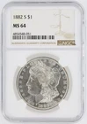 1882-S Morgan Silver Dollar NGC MS64 S$1 San Francisco Minted No Reserve