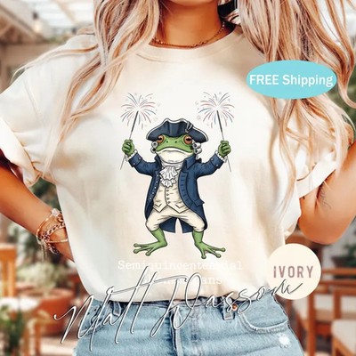 Semiquincentennial Shenanigans Frog Comfort Tee Design Gift