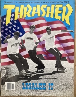 THRASHER Skate Mag Vol 8 #7 Jul 88 ALVA Caballero HAWK Final Conflict SANTA CRUZ