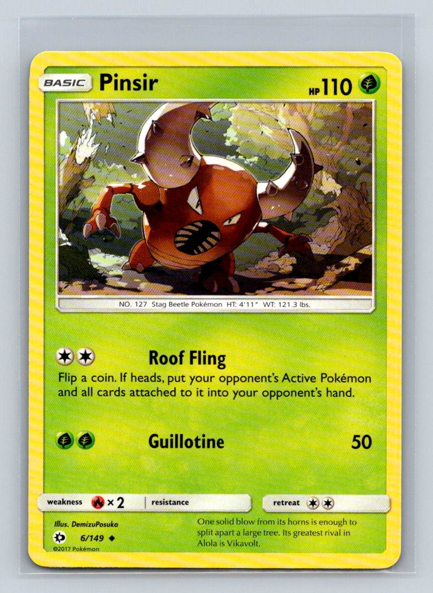 Pinsir #6/149 SM Base Set Uncommon - Pokemon Card D24
