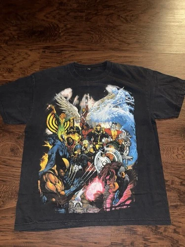 Vintage X-Men Marvel T-Shirt Size Medium Fantastic Four Wolverine Tee