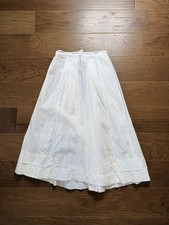 Antique Victorian Cotton Petticoat Skirt