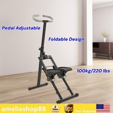 3 Gears Stair Stepper for Home Gym, Foldable Vertical Stair Climber for Fitness