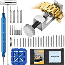 Easytime Watch Link Removal Tool Kit Watch Repair Kit with Watch Band Tool, Watc