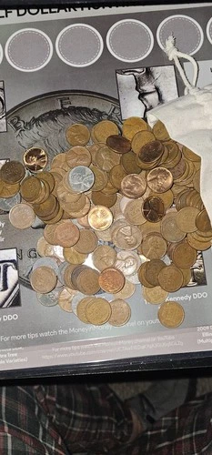 2 Lbs Of Wheat Pennies! Different dates and mints. Steel cents and some unc.