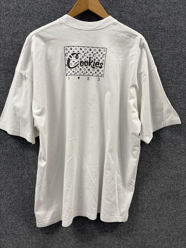 Cookies T-Shirt Men's Sz 3XL White 1983 Bugs Bunny Graphic Logo Pro Club USA Vtg - Picture 3 of 8
