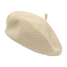 Women Wool French Beret Hat for Women Winter Knitted Berets Artist Cap Knit ...