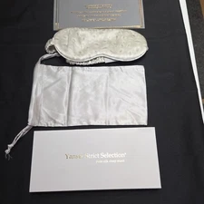 Yanser Strict Selection 100% Pure Silk Sleep Mask – Luxury Eye Cover with Bag 