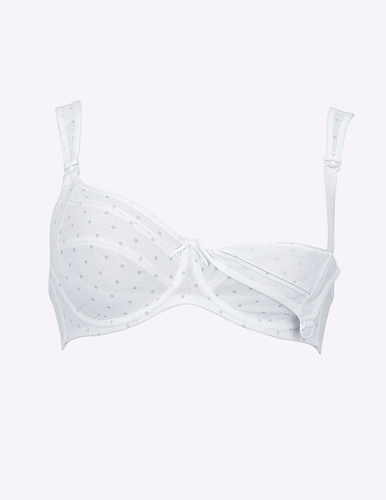 Anita Miss Cotton 5056 Pearl White Nursing Bra - Picture 4 of 15