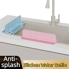 Water Baffle Plate Waterproof Sink Splash Guard Kitchen Countertop Barrier Board