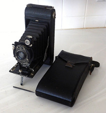 Antique Kodak No1A Pocket Kodak Camera Black w/ Stylus  Case ca. 1920s