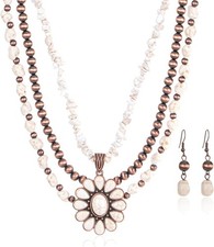 Rustic Couture's Western Jewelry Set for Women Cowgirl Vintage Western Necklace