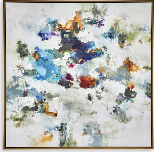 Uttermost 32330 Rock and Roll 50" x 50" Framed Abstract Painting - MultiColor - Picture 6 of 6