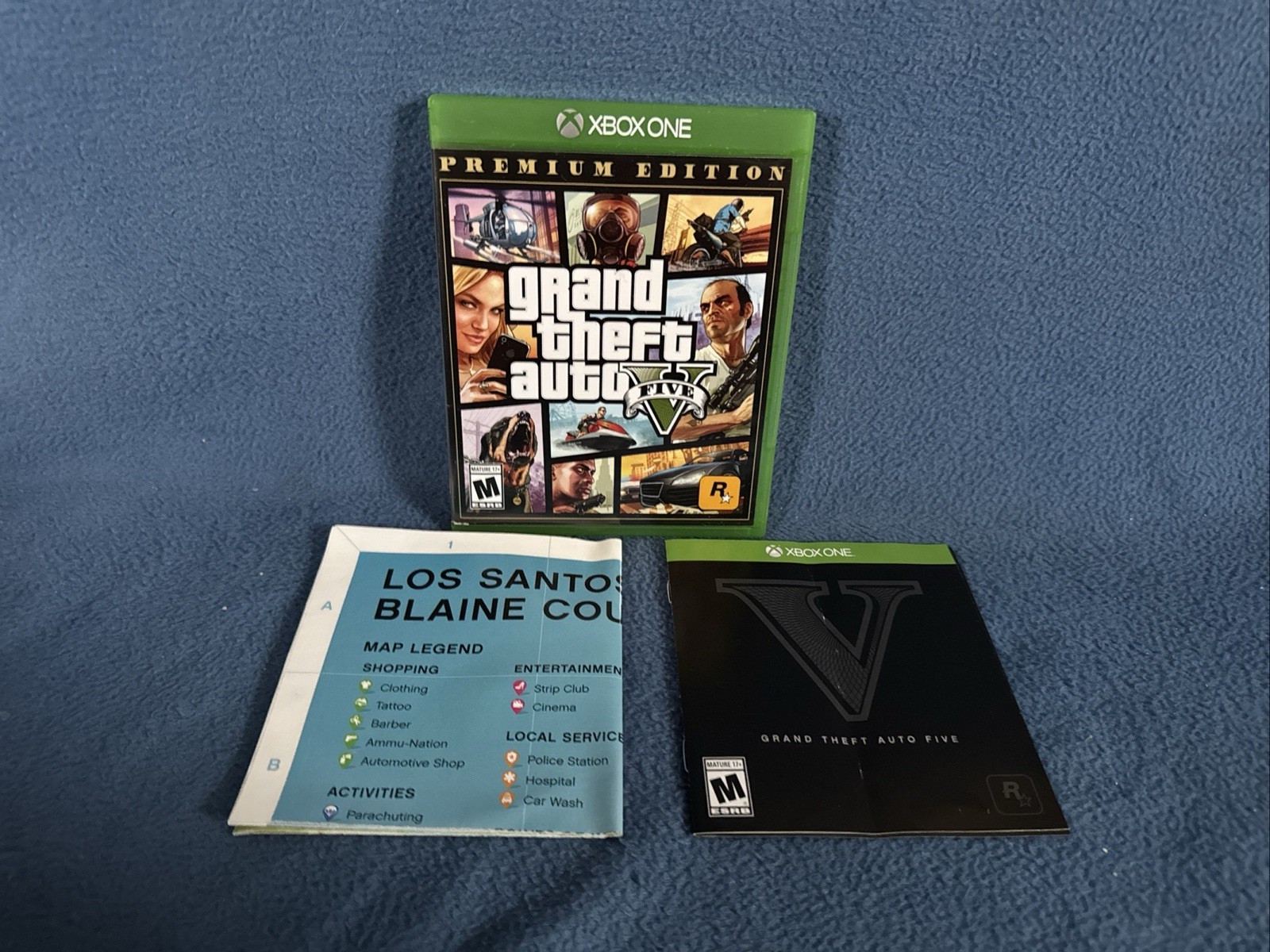 Grand Theft Auto V: Premium Edition (Microsoft Xbox One) Includes Map