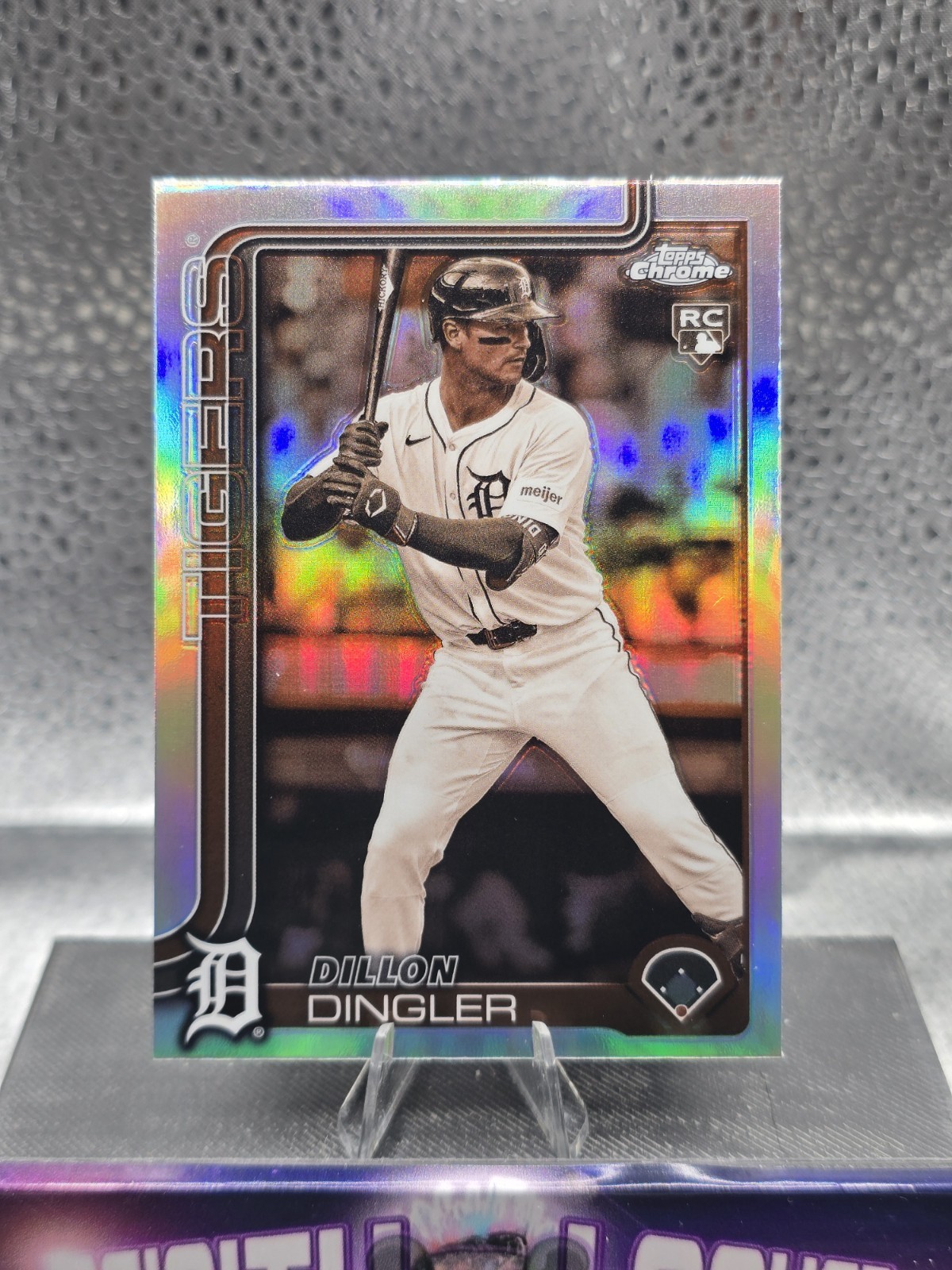 2025 Topps Chrome - Dillon Dingler #274 Sepia Refractor (RC) Tigers