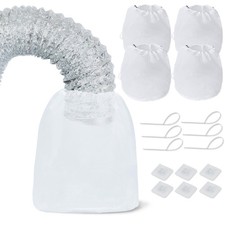 Dryer Vent Lint Catcher Bags 4 Set Trap and Filter for and Dust Catching Indoor