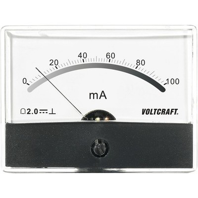 VOLTCRAFT AM-86X65/100MA AM-86X65/100MA Einbau-Messgerät AM-86X65/100mA/DC   ...