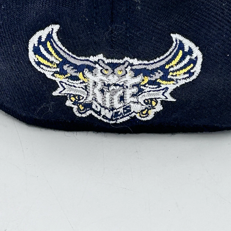 Vintage Top of the World Rice University Owls 7 1/4 Wool Fitted Hat Navy NCAA - Image 3 of 4