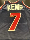 Shawn Kemp Signed Autographed  Custom USA Basketball Jersey XL Beckett
