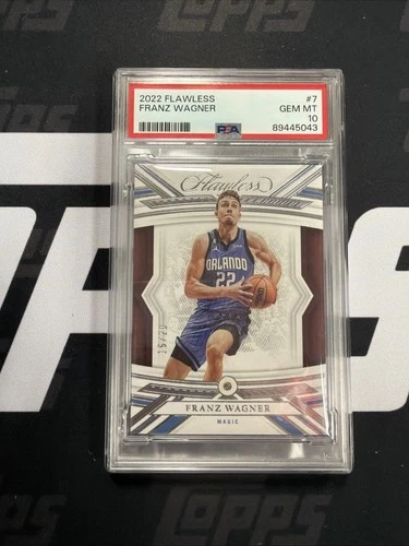 2022-23 Panini Flawless Basketball Franz Wagner Diamond /20 PSA 10
