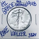 1943 WALKING LIBERTY SILVER HALF DOLLAR AUTHENTIC U.S.MINTCOIN FREESHIPPING 3824