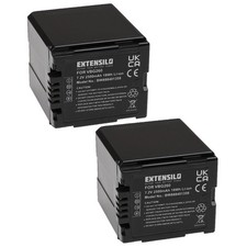 2x Batteria per Panasonic HDC-SD600 HDC-SD707 HDC-SDT750 HDC-SD9 2500mAh 7,2V