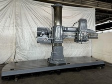 8' X 22" CARLTON NATCO 5A RADIAL ARM DRILL. STOCK  0893524