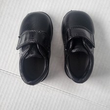 Robert david 3m tiny boys toddler black dress shoes
