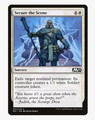 Secure the Scene (FOIL) M21 | Pauper Staple Versatile Exile Removal | MTG | NM+