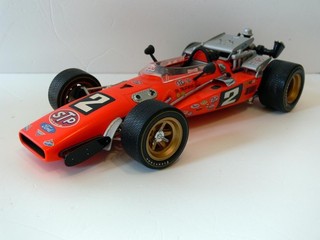 Modellino auto ERTL 1969 BROWNER HAWK FORD STP #2 M. Andretti Indy 500 1:18