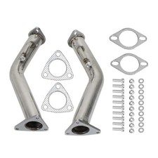 2.5" Exhaust Pipe Fit For 09-18 Nissan 370Z 08-13 Infiniti G37