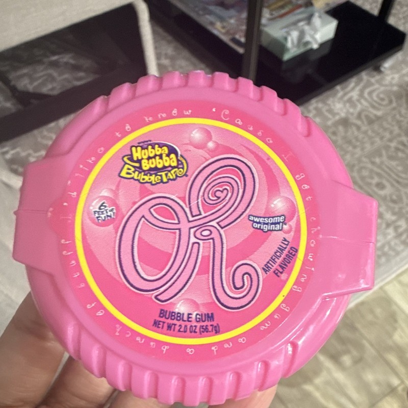 Hubba Bubba Bubble Tape Chewing Gum Tape, Bubble Gum, Artificially Flavored 2 oz