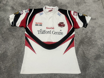 Salford City Reds Rugby League Shirt Kurzarm Kooga Größe Medium Large
