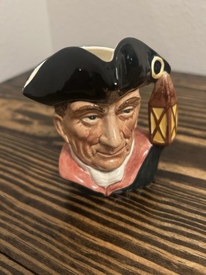 Royal Doulton Small Toby Jug Night Watchman Characters From Williamsburg D 6576