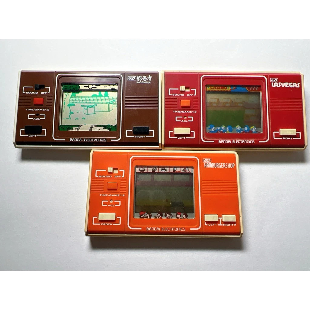 BANDAI Game & and Watch KAGE NINJA LASVEGAS HAMBURGER SHOP LSI LCD