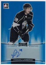2014-15 ITG Leaf Metal Auto Blue Prismatic PASCAL LABERGE BA-PL1 #/25 Olympiques