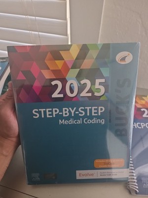 Buck's Workbook for Step-by-Step Medical Coding, 2025 Edition Paperback (Unused)