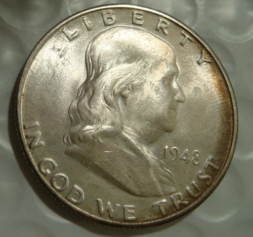 1948  BU Franklin Half Dollar