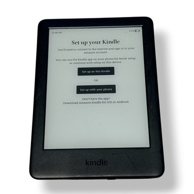 Amazon Kindle 10th Generation J9G29R 6  WiFi E-Reader Black Tested