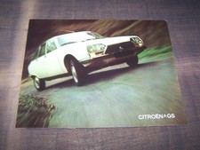 TOPRARITÄT Herrlicher Prospekt Citroen GS von 1971 !!!