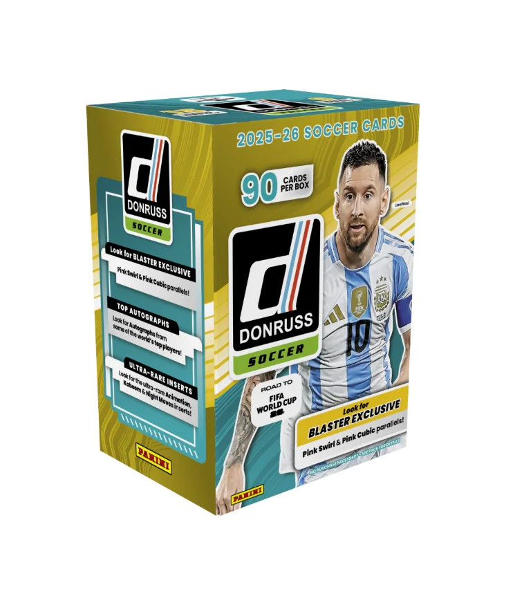 2025-26 Panini Donruss Soccer Road To World Cup Hobby Blaster Box