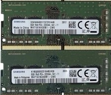 Lot of 2 Samsung 8GB Laptop Ram DDR4 3200mbs M471A1K43DB1-CWE PC4-3200AA-SA1-11