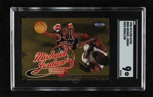 1998-99 Fleer Ultra Gold Medallion Michael Jordan #85G SGC 9 MINT HOF