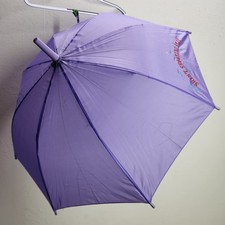 Vintage Equus Umbrella Purple 'Shiny Shooting Stars' Design